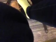 My Feet in class Clip #2 Frieda Ann Foot Fetish 8/16