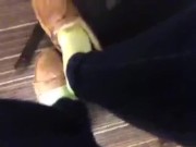 My Feet in class Clip #2 Frieda Ann Foot Fetish 9/16