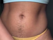 Watching Porn w the Window Open | EXTREMELY Hairy Black Pussy 7/16