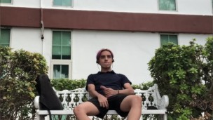 found a blind spot in the park