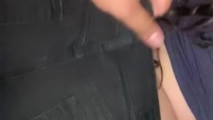 Cheating bitch told her man she’s was with her friends while getting fucked by his friend