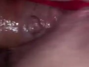 Side Chick Fucks Her Dick In Her Car While GF Is Upstairs!  4/16