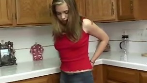 Little april fingering her hot tight pussy