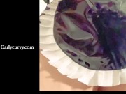 In my maid outfit while cleaning your house and cock! With dirty talk!  10/16