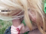 Wild Creampie fuck in the Forest - Amateur Couple Miele Blanco 4/16