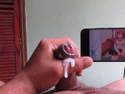 corrida en camara lenta mientras veo hentai 12/16