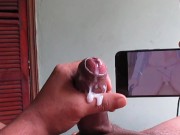 corrida en camara lenta mientras veo hentai 7/16