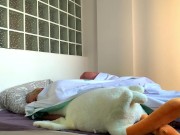 Calmed down my step sister who had a nightmare 2/16