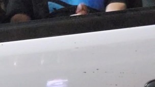Short pov - watching me jackoff and bust a nut in my truck
