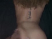 Bubble butt plug and backshots from big black cock  6/16