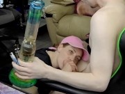 Heather Kane Demands Cum and Milks him Faster than he Can Smoke a Bowl 7/16