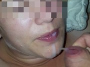 Real couple homemade fucking and cum on lips 16/16