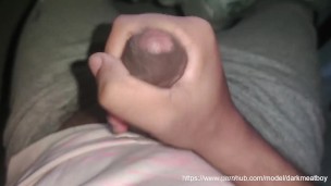 Pink And Black monster cock - Huge Messy Cumshot අතේ ගහලා කැරි විදිනවා