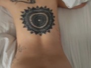 Beautiful asian booty taking dick