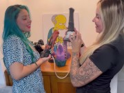 Mi primera vez utilizando una FUCK MACHINE junto a Sara Blonde, mi coño necesita sexo 5/16