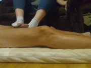 Footjob in socks  15/16