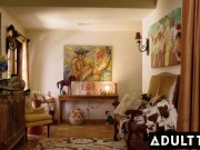 Stepdaughter Hazel Moore Teaches LESBIAN SEX! 1/16