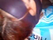 jugando con la pija en la boca 2/16