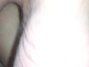 Balls slapping my ass and creampies gapping pussy 7/16