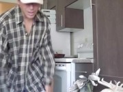 GUY IS asked to take Hat off at a SPORTS GAME &...
