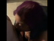 Late night blowjob with cum in mouth  13/16