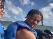 lil d klaps Valerie kay on a jetski 12/16