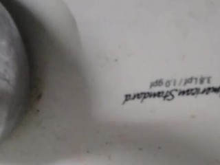 johnholmesjunior in solo jerk off at public mens bathroom in vanouver shooting cum