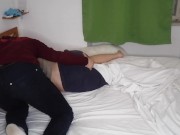 Fucking my 7 months Pregnant sidechick with a Ballgag in her Mouth 1/16