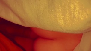 Brunette Girlfriend Backs her Ass up onto her Boyfriend’s cock 