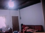 Venezuelan fucks with her housemate on the couch, good sex  11/16