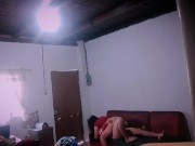 Venezuelan fucks with her housemate on the couch, good sex  12/16