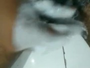 Desi boy showing black dick in bath 3/16