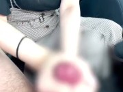 超清楚!!現役保育士G乳女子のキレイな手でシゴかれて大噴射#64【HJJ】 16/16