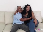 Black latin Hottie With a massive BOOBS Gets fucked By Her Old PAPI! 3/16