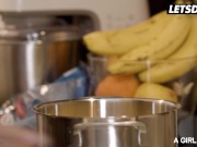 A GIRL KNOWS - Hot Girls Tiffany Tatum And Eve Sweet Have Romantic Morning Sex 1/16