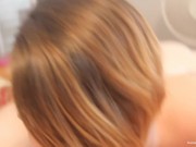 Big titty amateur has all of her holes penetrated by a couple of men 3/16