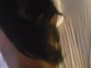 Sucking him off then he fucks me from behind and cums over my ass 14/16