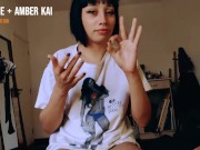 Primeiro Teste de Footjob ft. Amber Kai 16/16