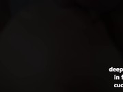 Deepthroat in front of jerking off cuckold 11/16