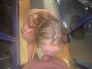 Wife gets Facial at the Gym 4/16