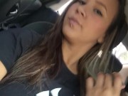 ¡Pago el servicio de UBER desnudándome para el conductor de Uber, me encantó! 13/16