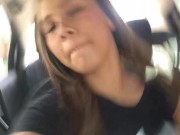 ¡Pago el servicio de UBER desnudándome para el conductor de Uber, me encantó! 3/16