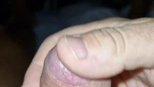 Evening ERECTION ended with HUGE load in t-shirt