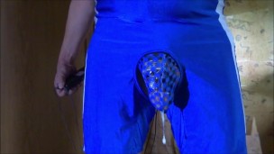 E-stim cum milking with chastity cage