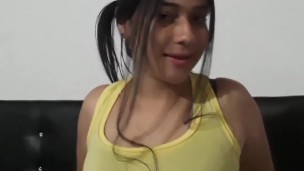 a rich female orgasm with my new pajamas I get very horny every time I use it