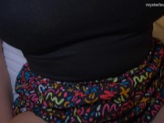 Hot Step Sis No Panties, Easy Access To Fuck - Lift Up My Short Skirt 14/16