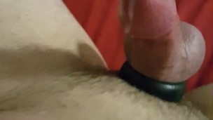 Cum Hands Free with my cock ring on