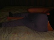 Wanking my ex-boyfriend's dick and then fucking my pussy - LuxuryOrgasm