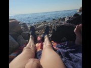 johnholmesjunior caught shooting massive cum load at white rock nude beach with voyuers watching