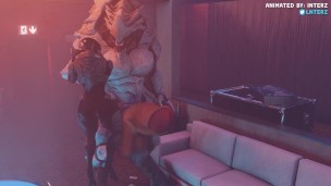 Krogan Pole Dance Hyper Growth Animation
